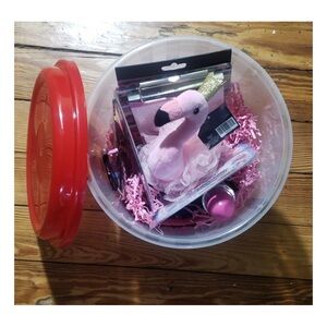 Colorful Fun Girls' Stationery Gift Set with Stickers & Lipstick Pens Container